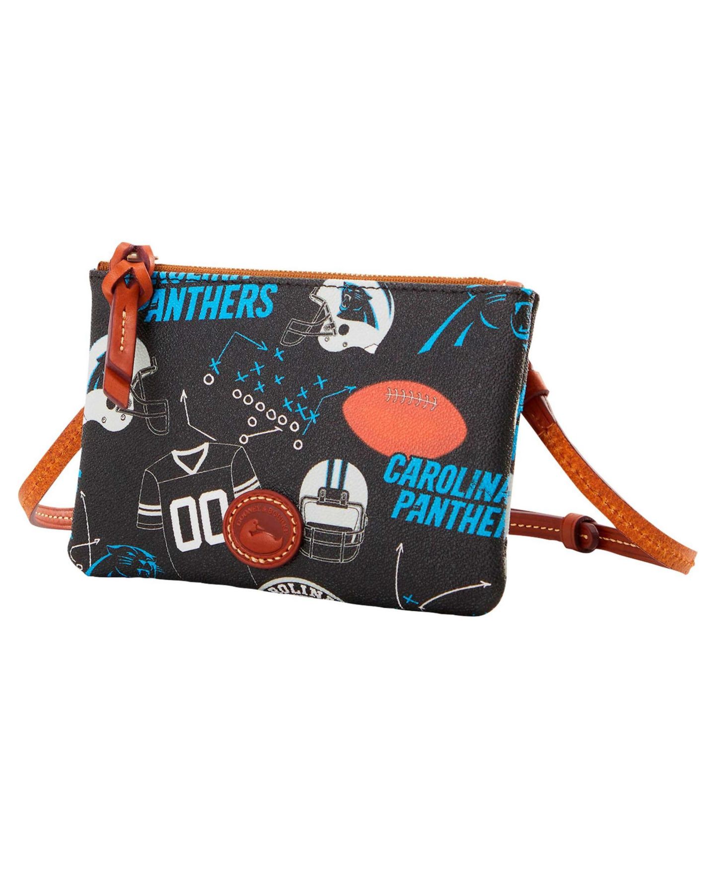 Женская сумка Dooney & Bourke Carolina Panthers Top Zip Crossbody Purse — фото 4