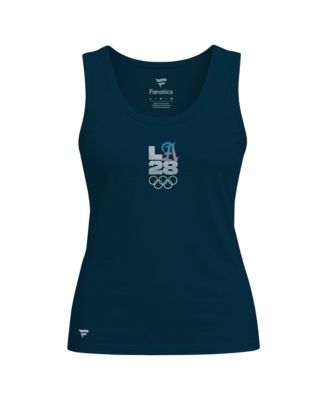 Women's Navy LA28 Bluebell Collection Fitted Tank Top