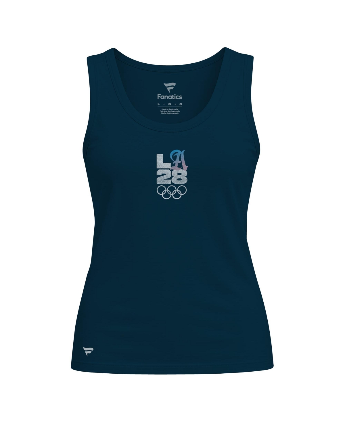 Fanatics Women's Navy LA28 Bluebell Collection Fitted Tank Top - Navy