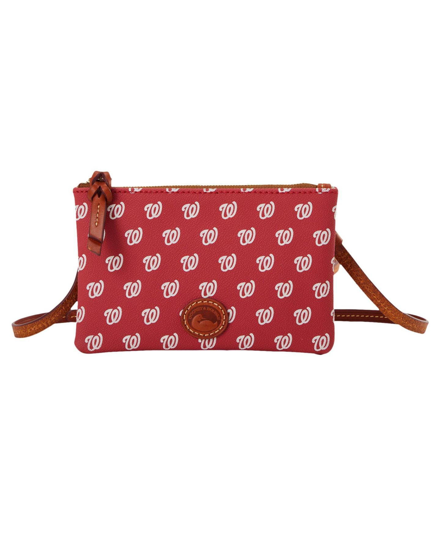 Женская сумка Dooney & Bourke Washington Nationals Top Zip Crossbody Purse — фото 1