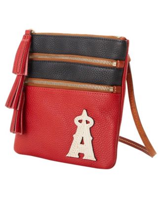 Los Angeles Angels Infield Triple Zip Crossbody Purse