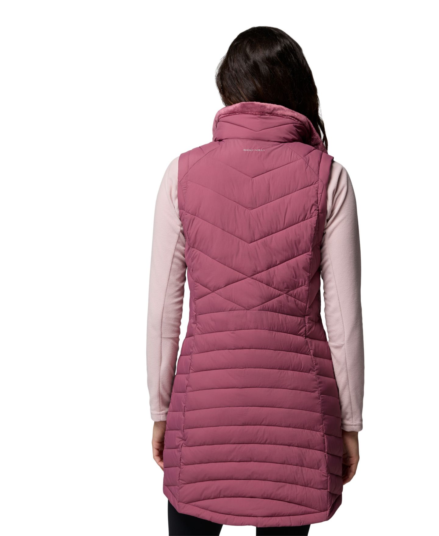 Женский жилет Columbia Joy Peak™ II Long Insulated Puffer Vest, цвет: Состаренный розовато-лиловый — фото 7