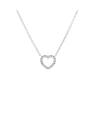 Metro Open Heart Pendant Necklace