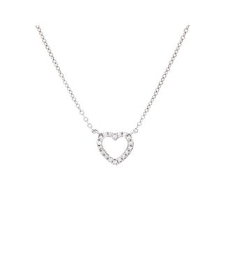 Metro Open Heart Pendant Necklace