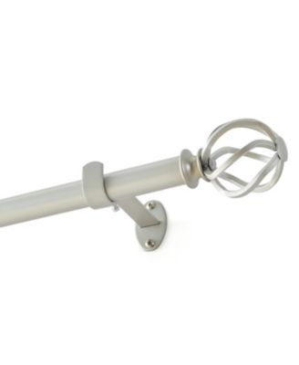 Walker 1" Single Curtain Rod with Cage Ball Finial