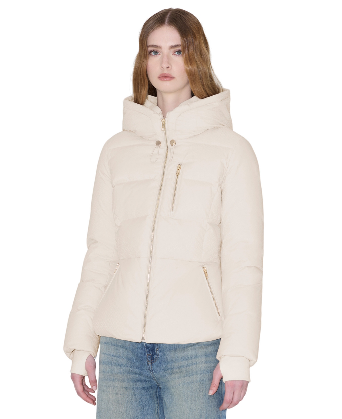 Soia & Kyo Women's Marilou Puffer Hooded Slim-Fit Coat