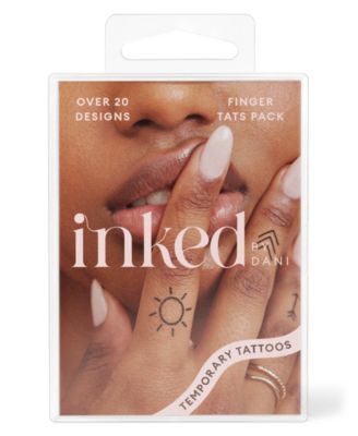 Finger Tats Temporary Tattoos