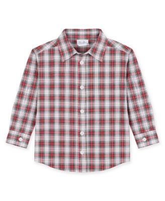 Baby Boys' Long-Sleeve Plaid Button-Down Shirt