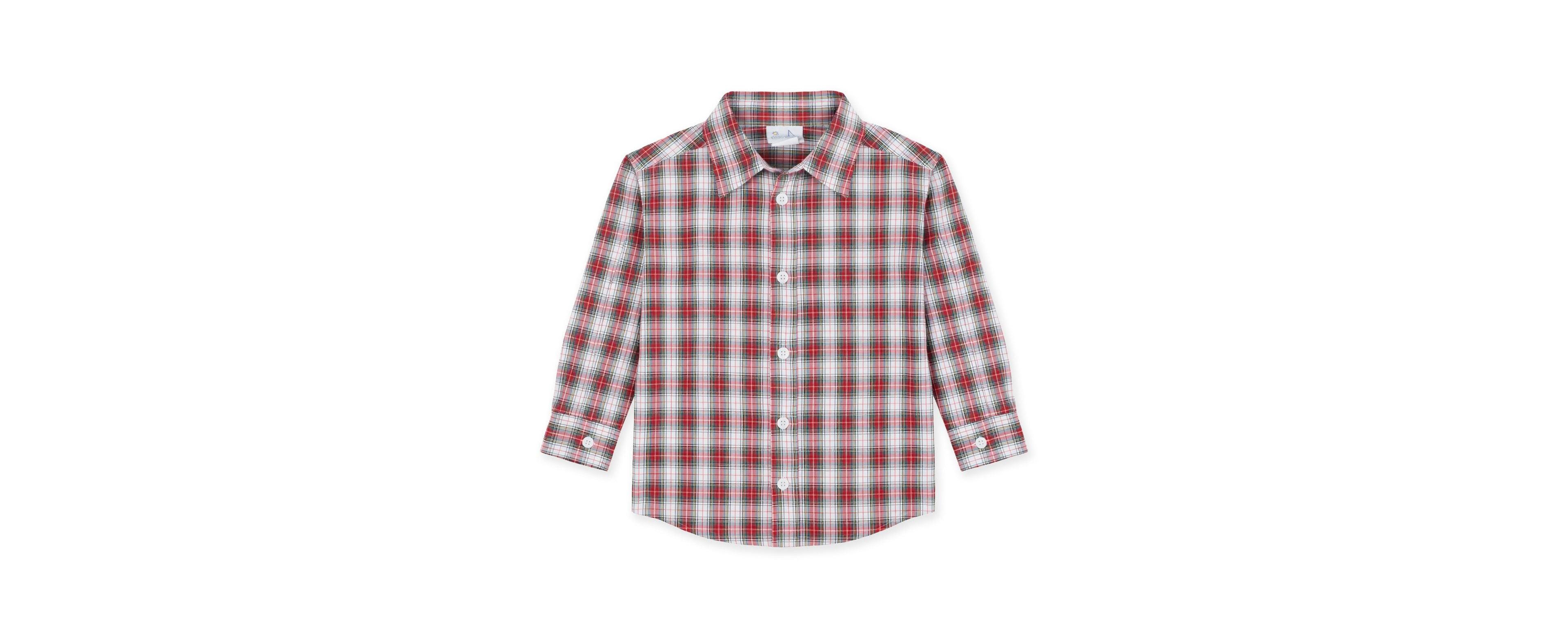 Florence Eiseman Baby Boys' Long-Sleeve Plaid Button-Down Shirt