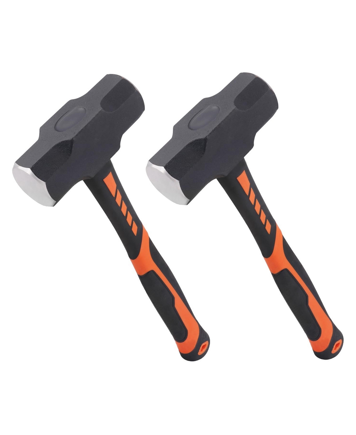 Xdovet Sledgehammer With Fiberglass Handle Drilling/crack Hammer Non-slip Rubber Grip Forged Steel Construction