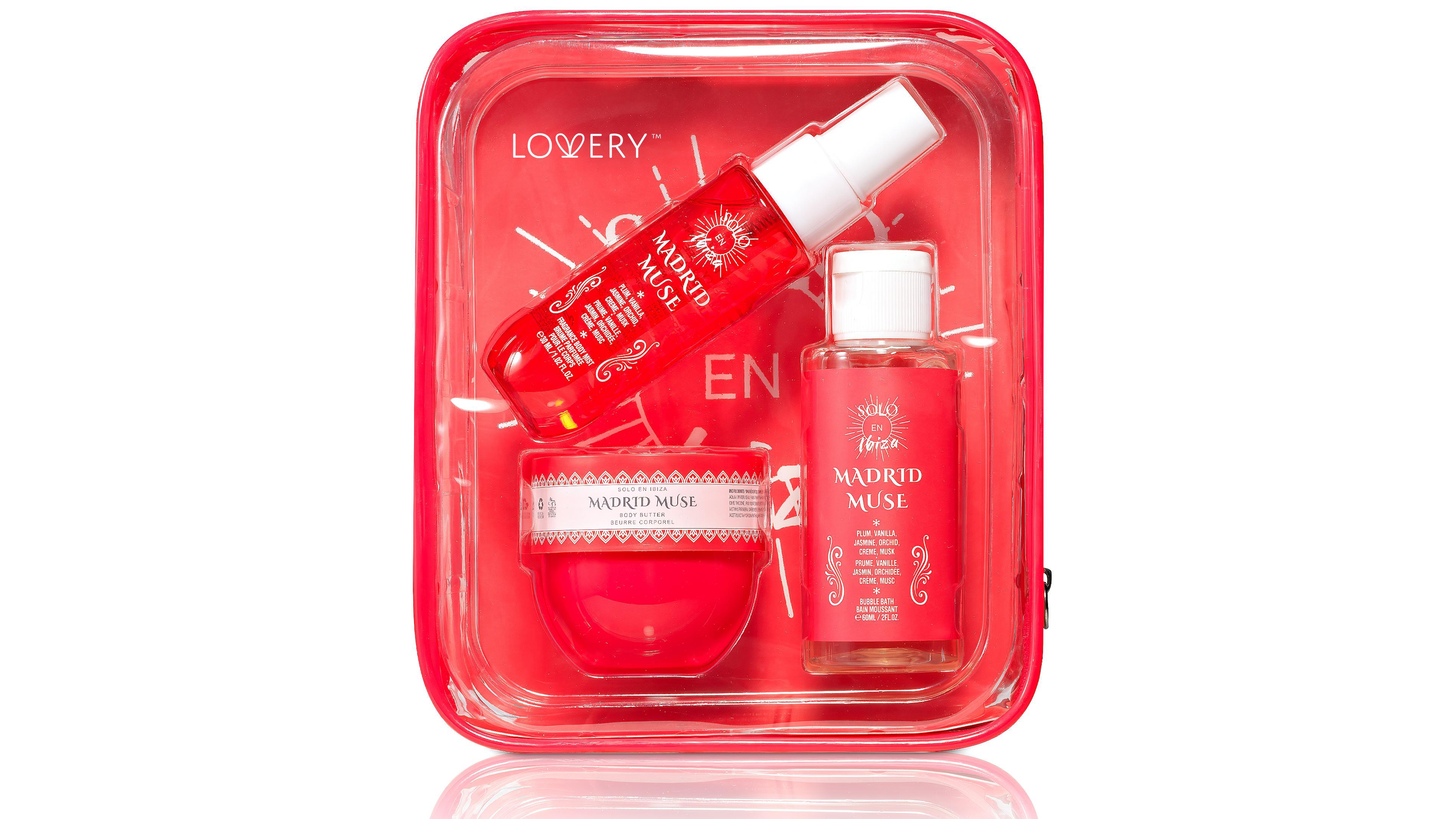 Lovery 4-Pices. Madrid Muse Bath and Body Care Gift Set