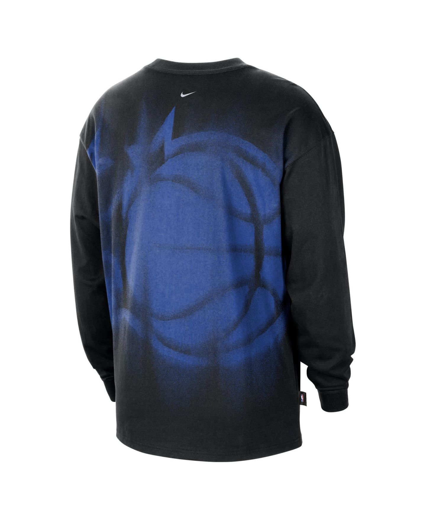 Мужская футболка Nike Black Orlando Magic 2026 Standard Issue Pre-Game Performance Long Sleeve — фото 3