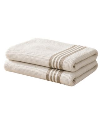 Millstreet Waffle Cotton 2-Piece Towel Set