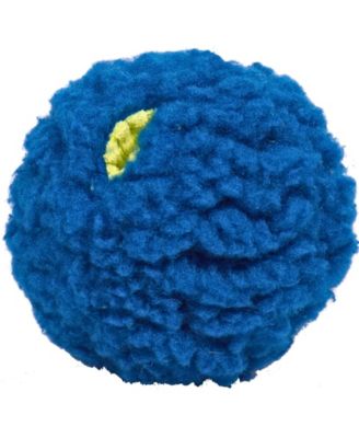 Fuzzy Stuffed Dog Toy Soft Fleece Durable Reinforced Seams Washable