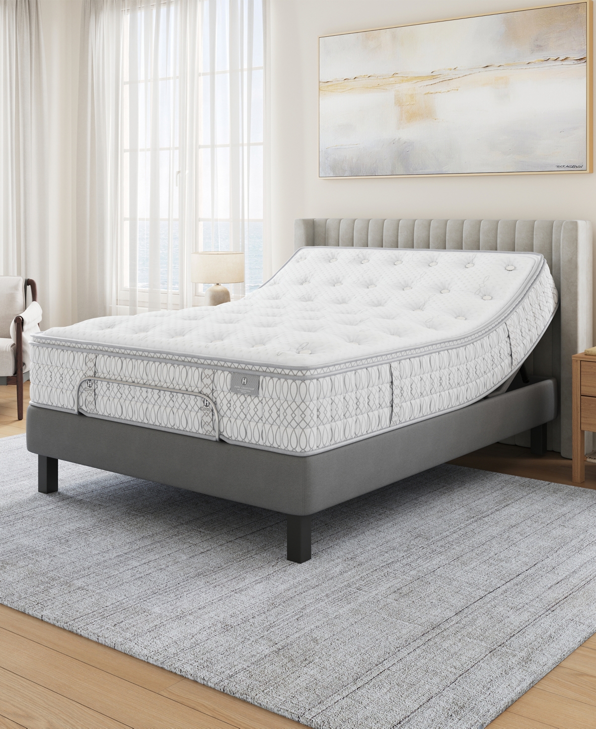 Hotel Collection by Aireloom Handmade 13.5" Plush Luxe Top Mattress Set, Twin