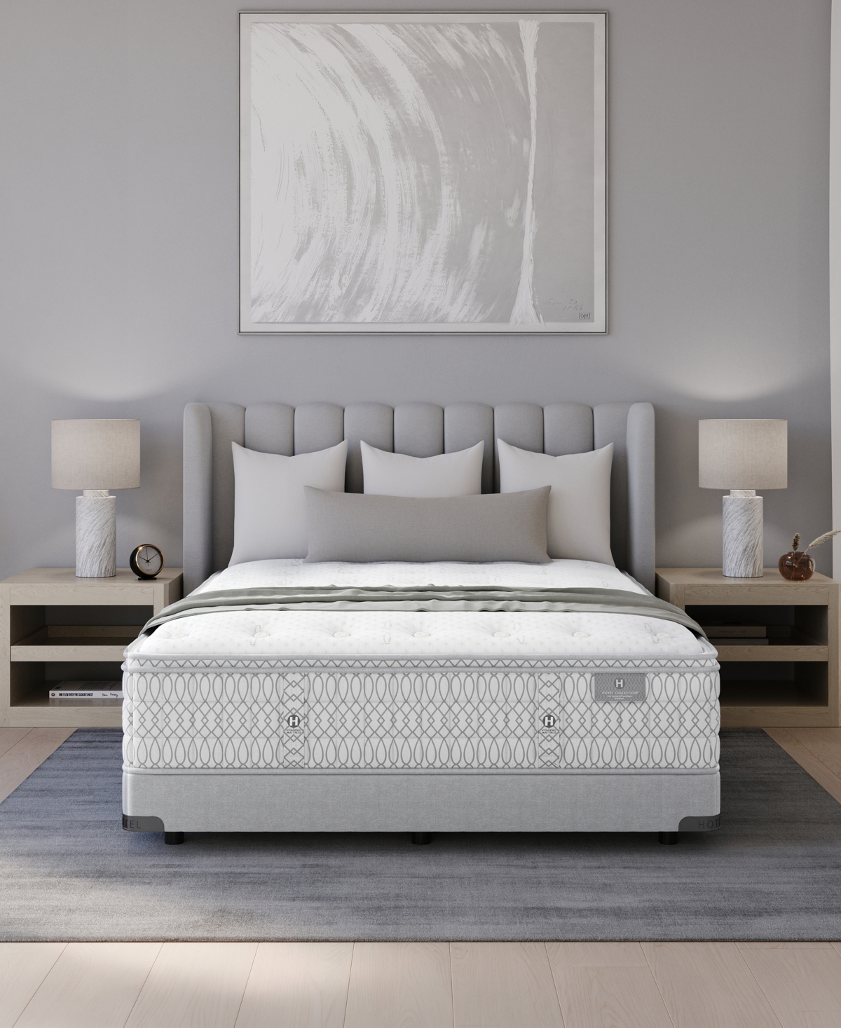 Hotel Collection by Aireloom Handmade 13" Firm Luxe Top Mattress Set, King
