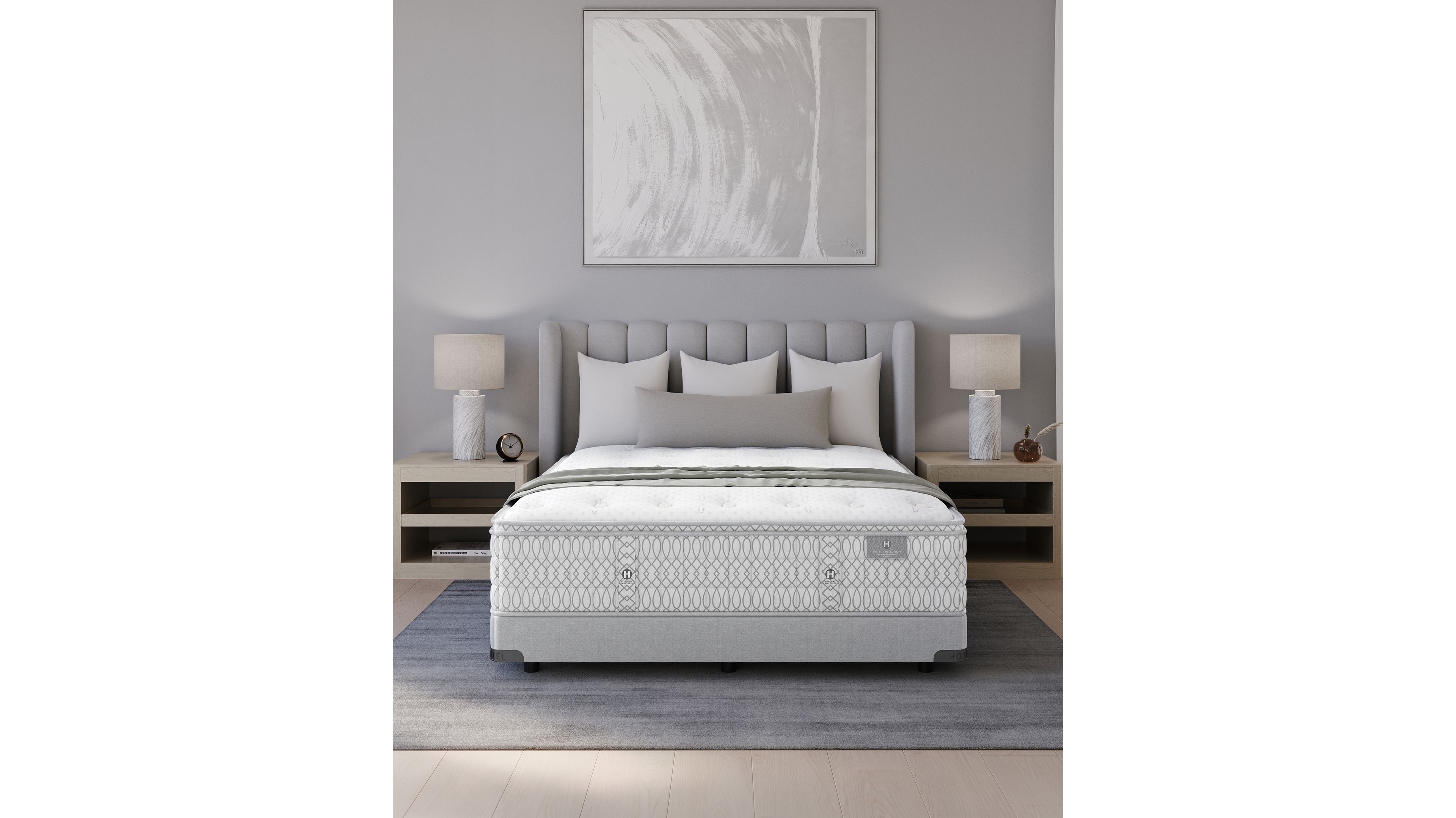 Hotel Collection by Aireloom Handmade 13" Firm Luxe Top Mattress Set, King