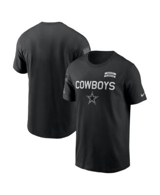 Men's Black Dallas Cowboys 2026 Salute to Service Sideline Dri-FIT T-Shirt