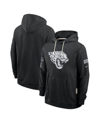 Men's Black Jacksonville Jaguars 2026 Salute to Service Sideline Pullover Hoodie