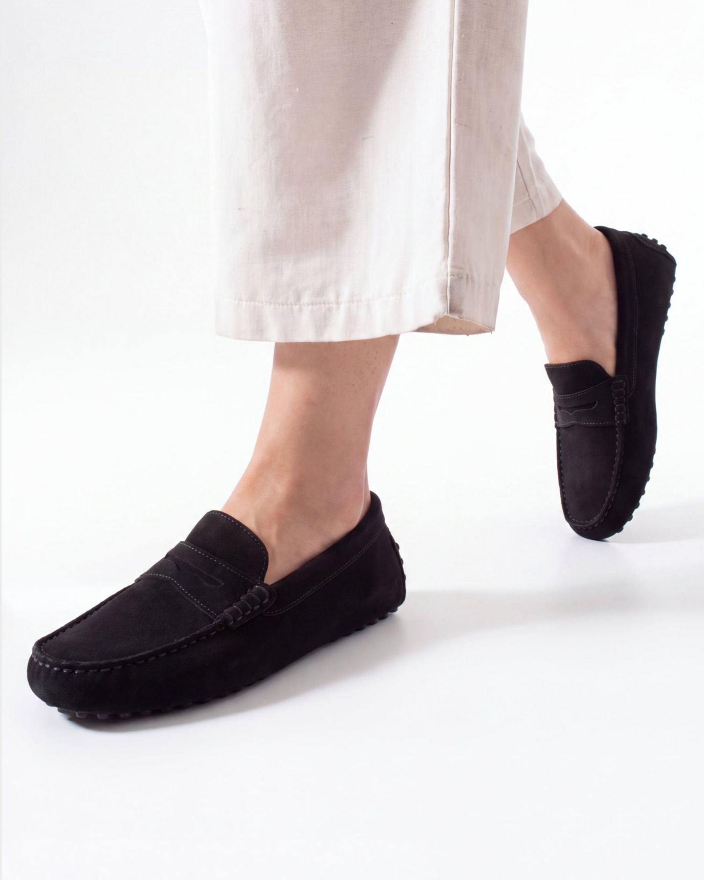 Женские туфли Menina Step Oporto Moccasin Loafer, цвет: Чёрный — фото 9