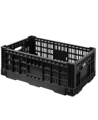 Collapsible 52 Liter Heavy Duty Plastic Storage Box Milk Crates