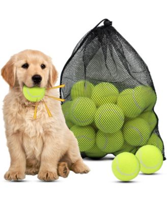 Squeaky Dog Tennis Balls Floating Interactive Fetch Toy for Pet Play