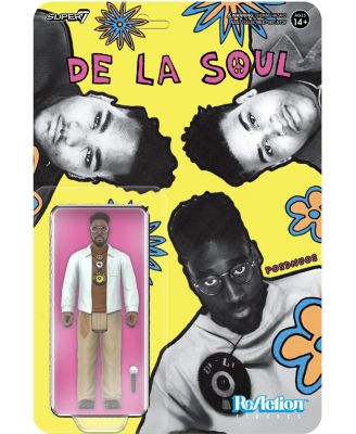 De La Soul Posdnuos Me, Myself & I 3.75" Collectible Action Figure, 2-Piece, Ages 14+