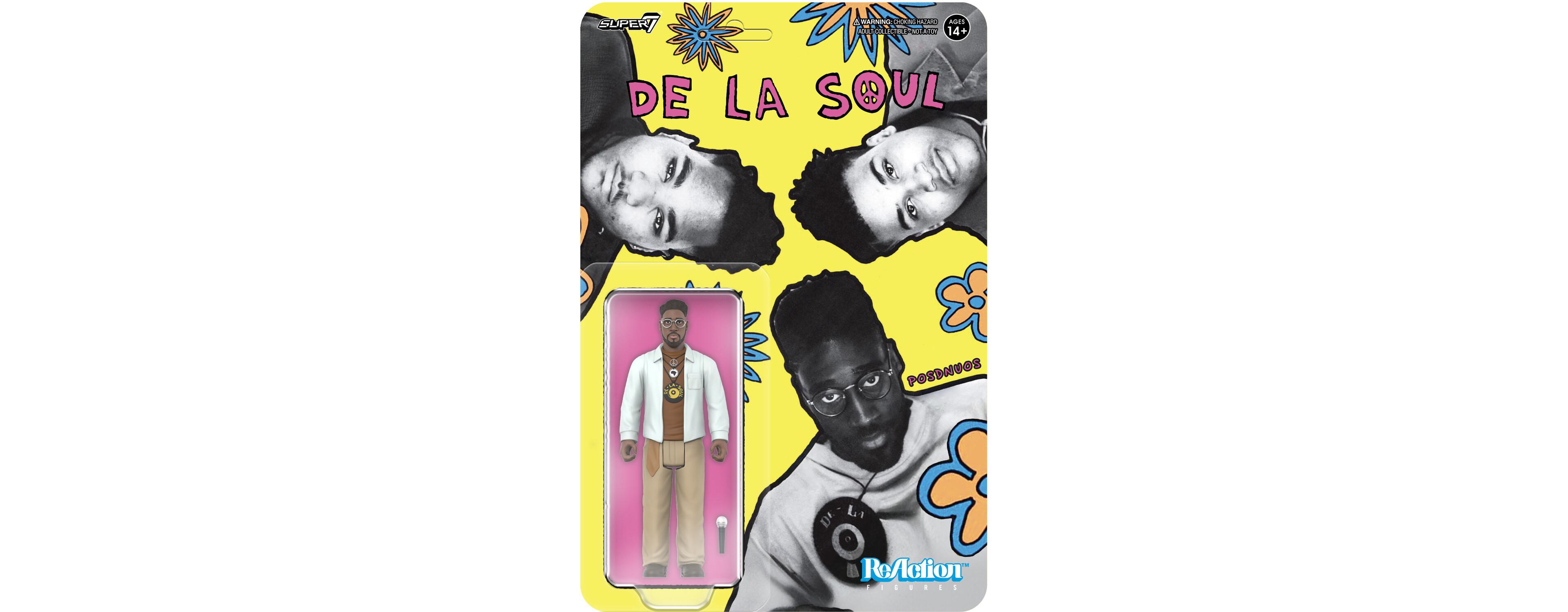 Super7 De La Soul Posdnuos Me, Myself & I 3.75" Collectible Action Figure, 2-Piece, Ages 14+