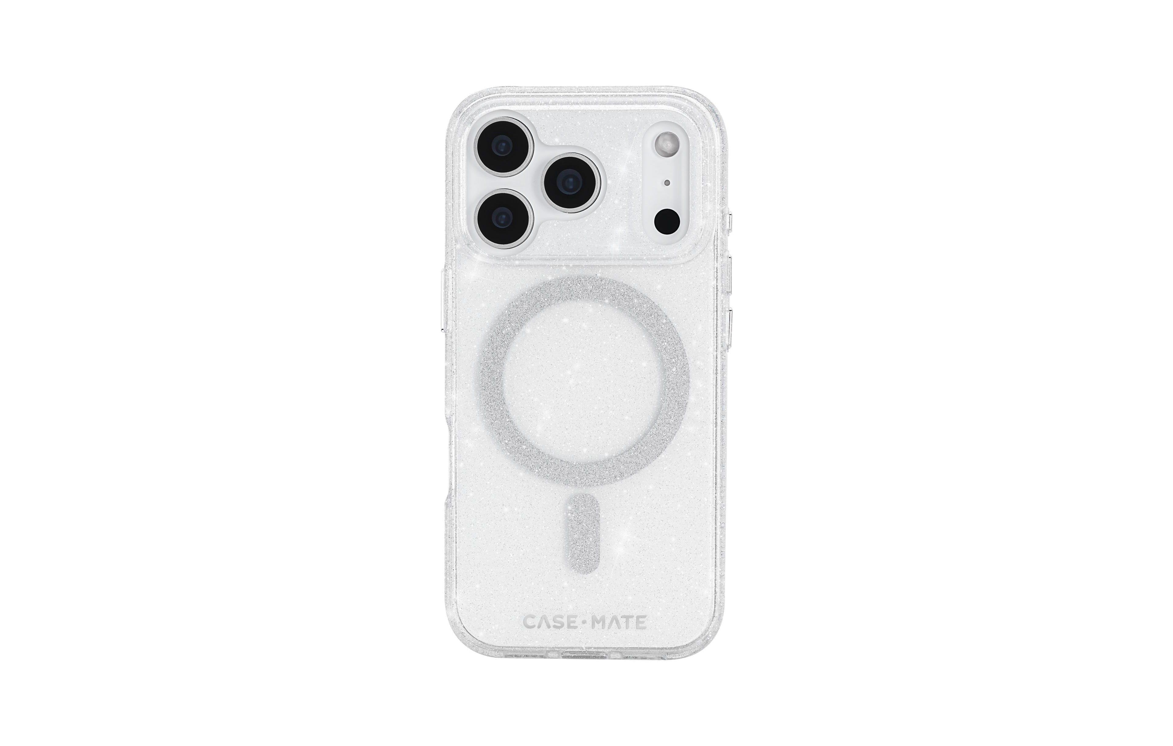 Case-Mate Sheer Twinkle MagSafe 12-Foot Drop Protection Phone Case for Apple iPhone 18 Pro and iPhone 17 Pro