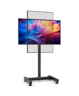 Height-Adjustable Tilting Floor Mount for 13"-50" Screens