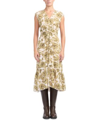 Women's Eloria Floral-Print V-Neck Midi Dress