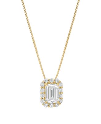 IGI Certified Lab-Grown Diamond Pendant Necklace (1 ct. t.w.) in 14k White or Yellow Gold