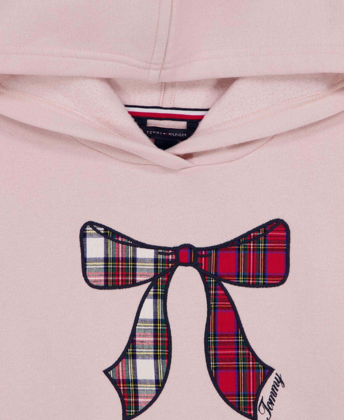 Худи Tommy Hilfiger Popover Oversized-Hood Kangaroo-Pocket для девочек, цвет: Lotus — фото 7