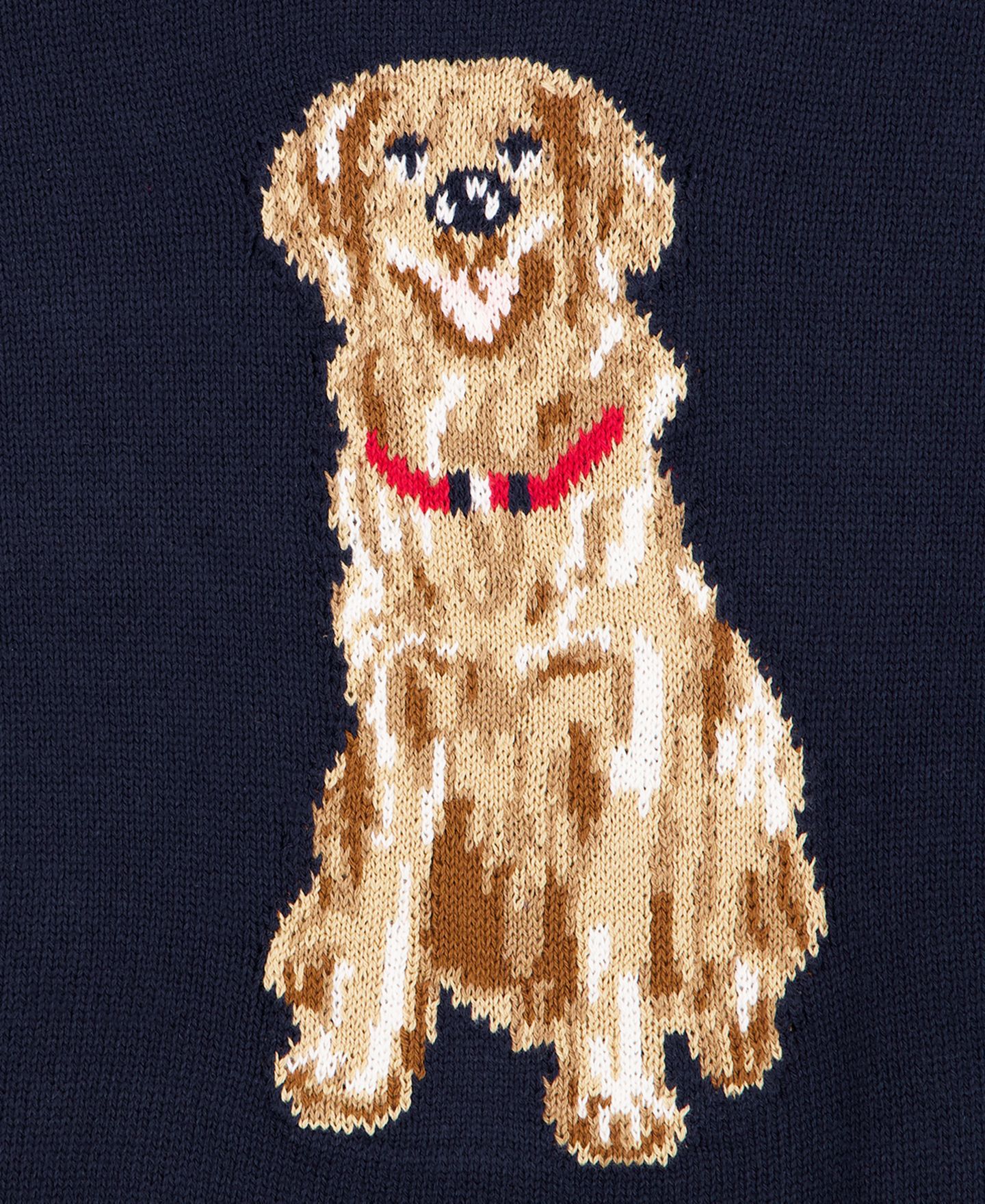 Свитер Tommy Hilfiger Intarsia Dog Drop-Shoulder для девочек, цвет: Мерло — фото 10