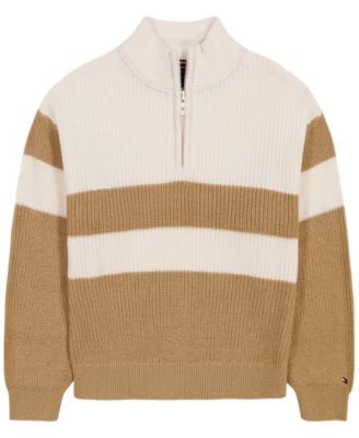 Girls' 7-16 Quarter-Zip Sweater