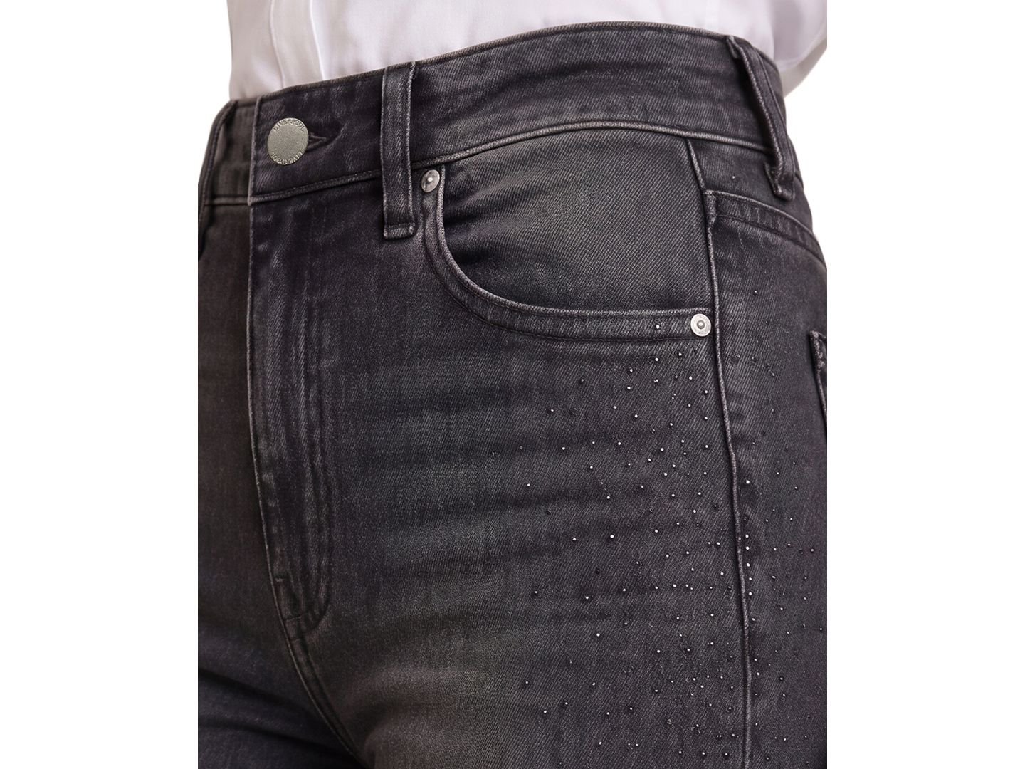 Женские джинсы Liverpool Los Angeles Lucy со стразами, bootcut, для невысоких, цвет: Heirloom — фото 2
