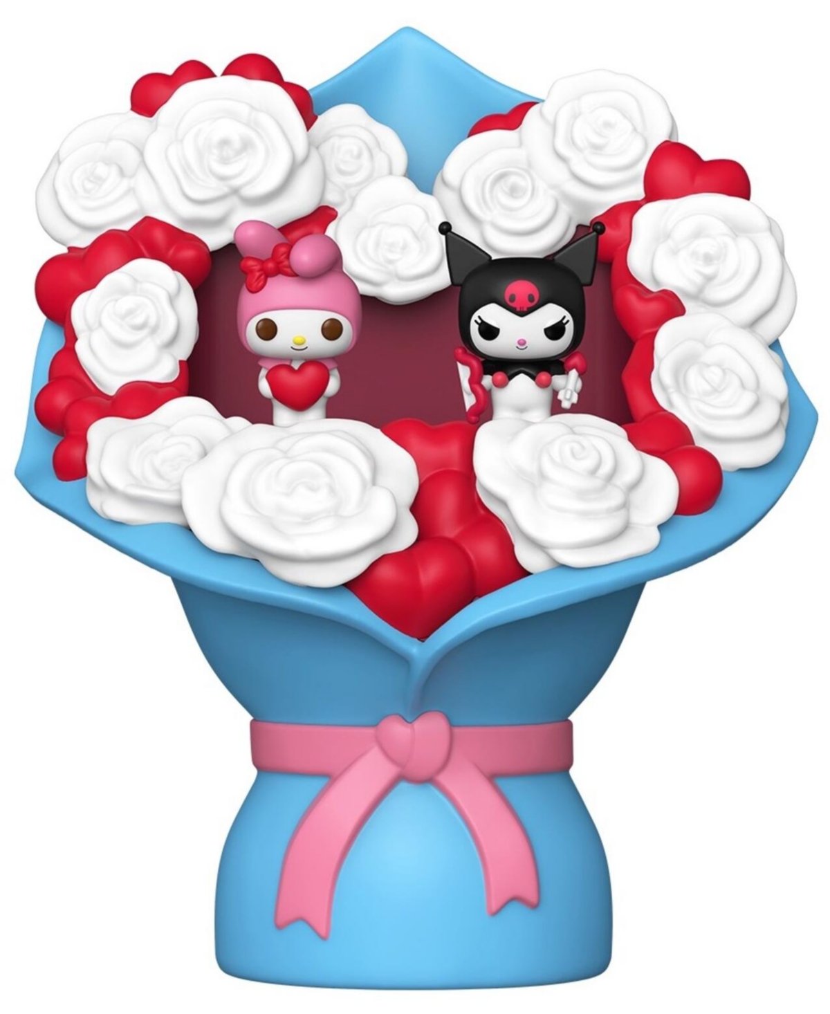 Funko Bitty Pop! Sanrio Valentine's Day Kuromi and My Melody Bouquet 3-Piece Vinyl Figure Set, Ages 3+