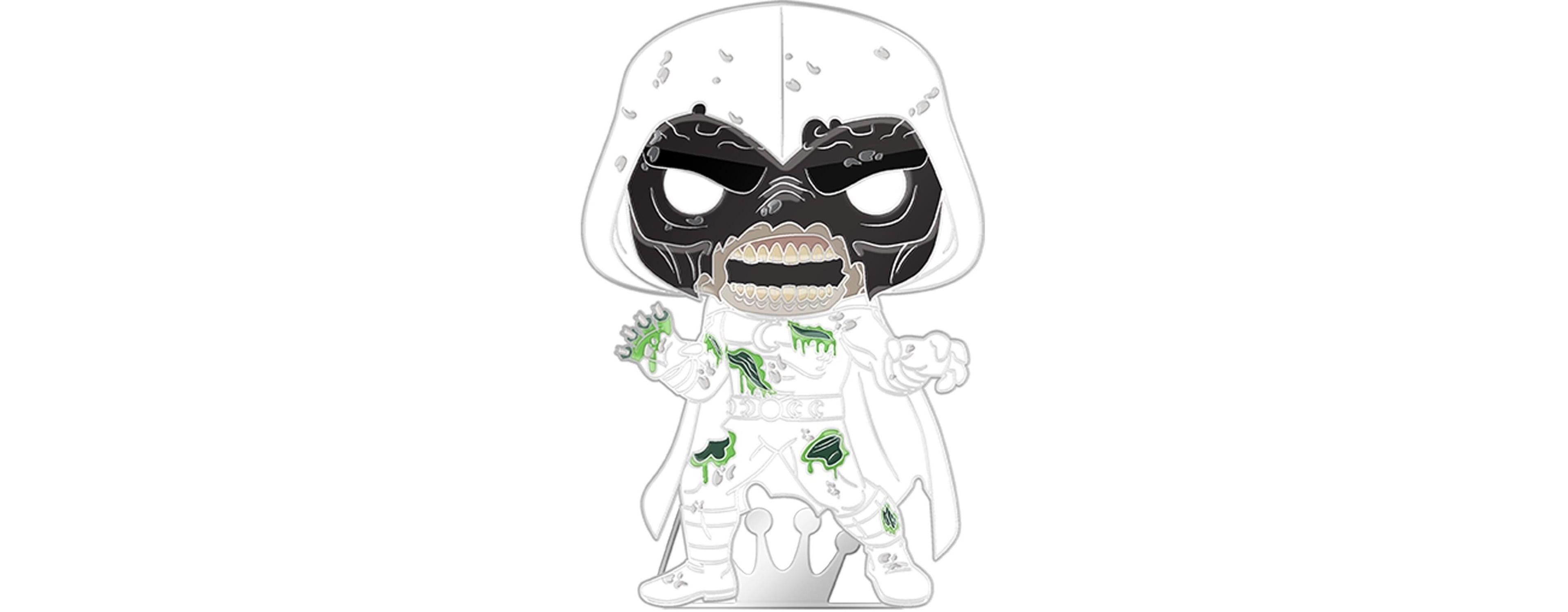 Funko Pop! Marvel Zombies Zombie Moon Knight Glows in the Dark Pin, Ages 6+