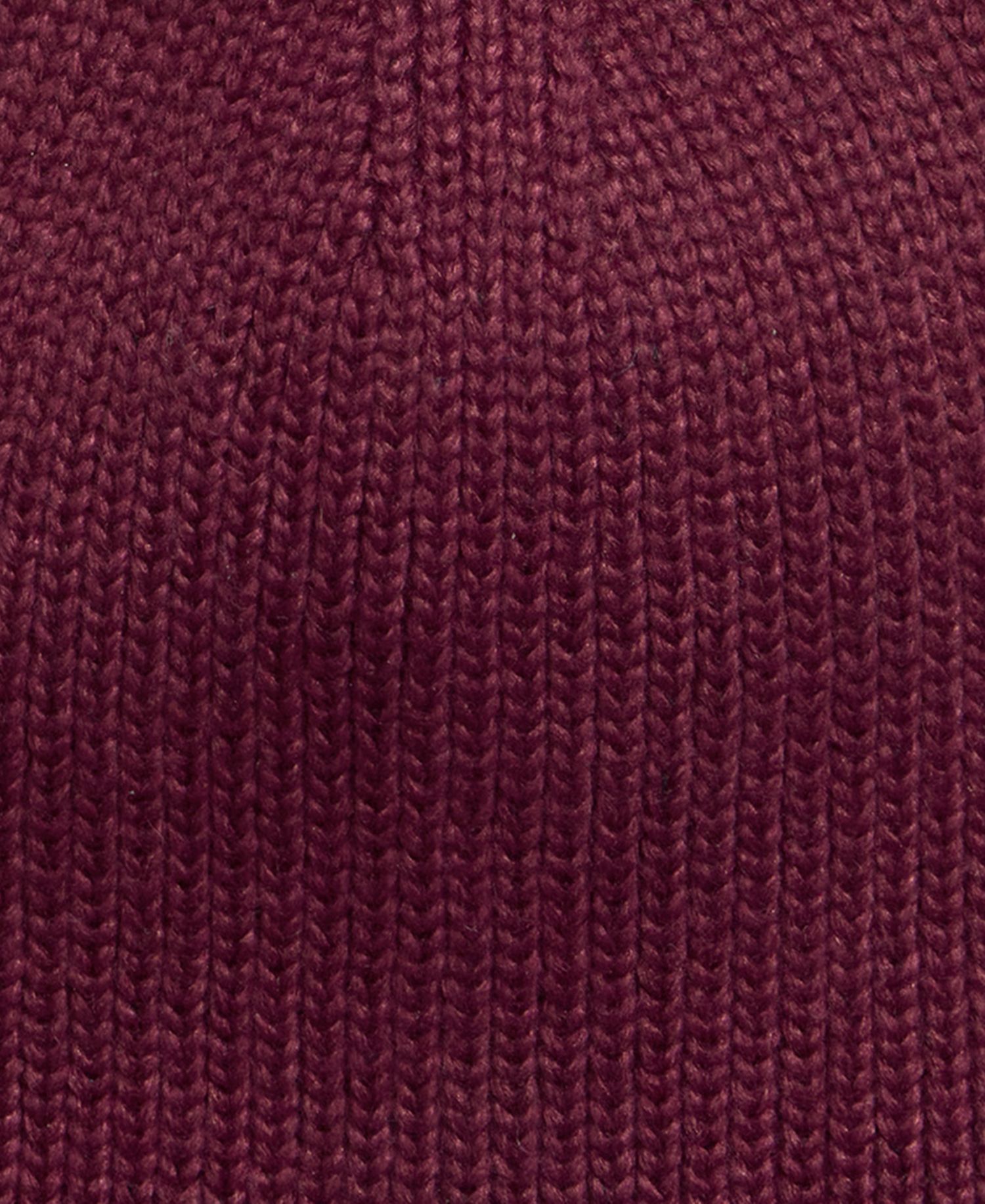 Pom-Pom Rib-Knit Beanie