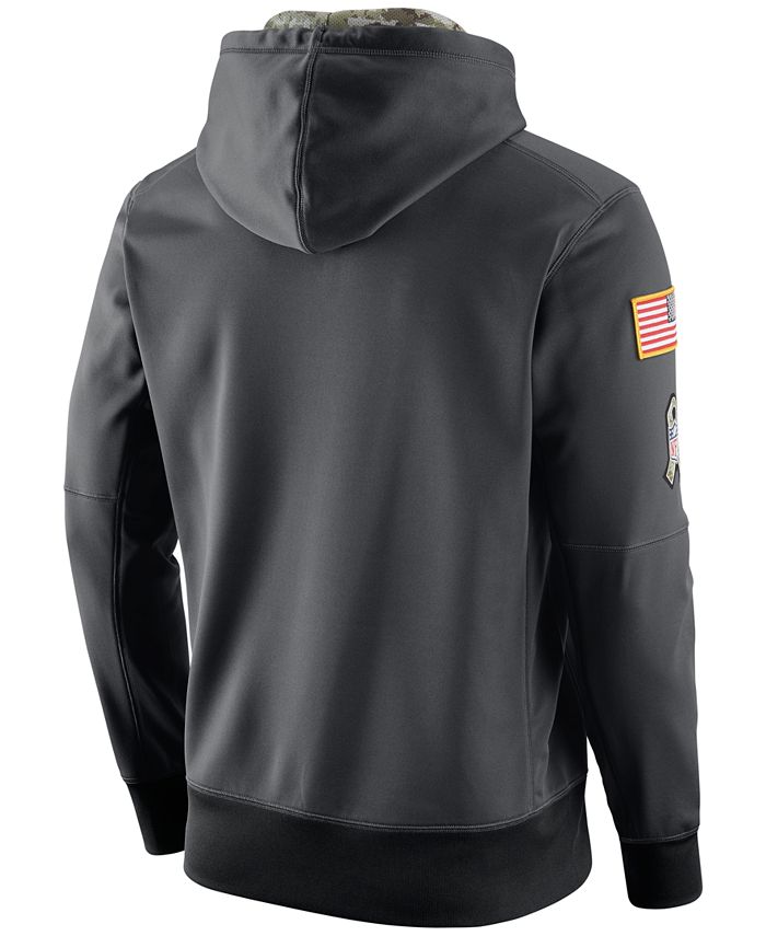 Nike Men's Detroit Lions Salute To Service Therma Hoodie - Macy's