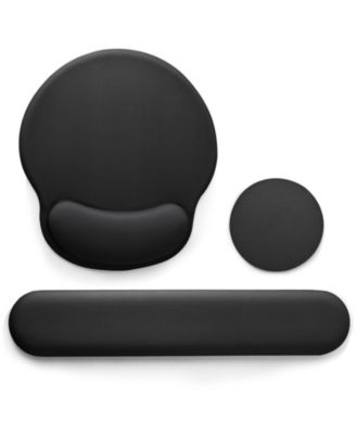 Ergonomic Keyboard and Mouse Wrist Rest Set, 3-Piece for Most Computers and Keyboards