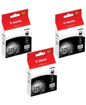 PGI-225 Pigment Ink Tank for Select PIXMA Printers, 3-Pack