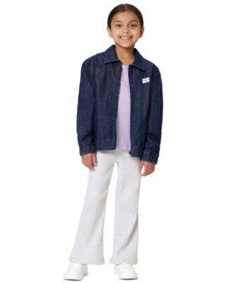 Girls' 2T-6X Full-Zip Jacket, Sweatshirt and Pants, 3-Piece Set