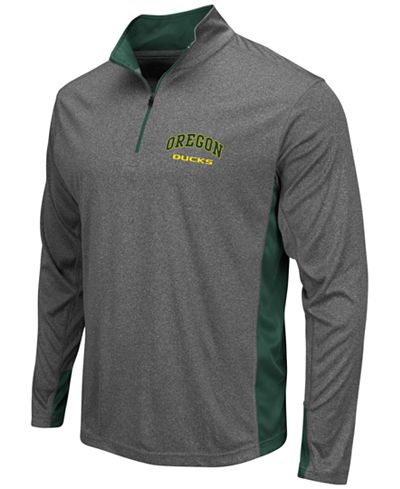 Colosseum Men's Oregon Ducks Ridge Runner Quarter-Zip Pullover