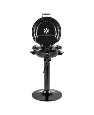 Electric BBQ Stand Grill 1600W 15-Serving Indoor/Outdoor Portable Removable Double Layer Design Grill