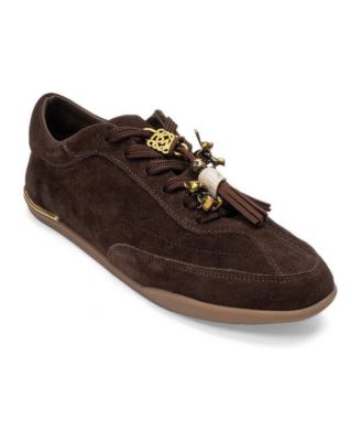 Women's Anderson Suede Tassel Lace-Up Sneakers