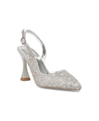 Forever and Always Shoes Women's Avery Embellished Pointed Toe Pump