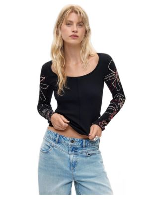 Women's Floral Long Sleeve T-Shirt