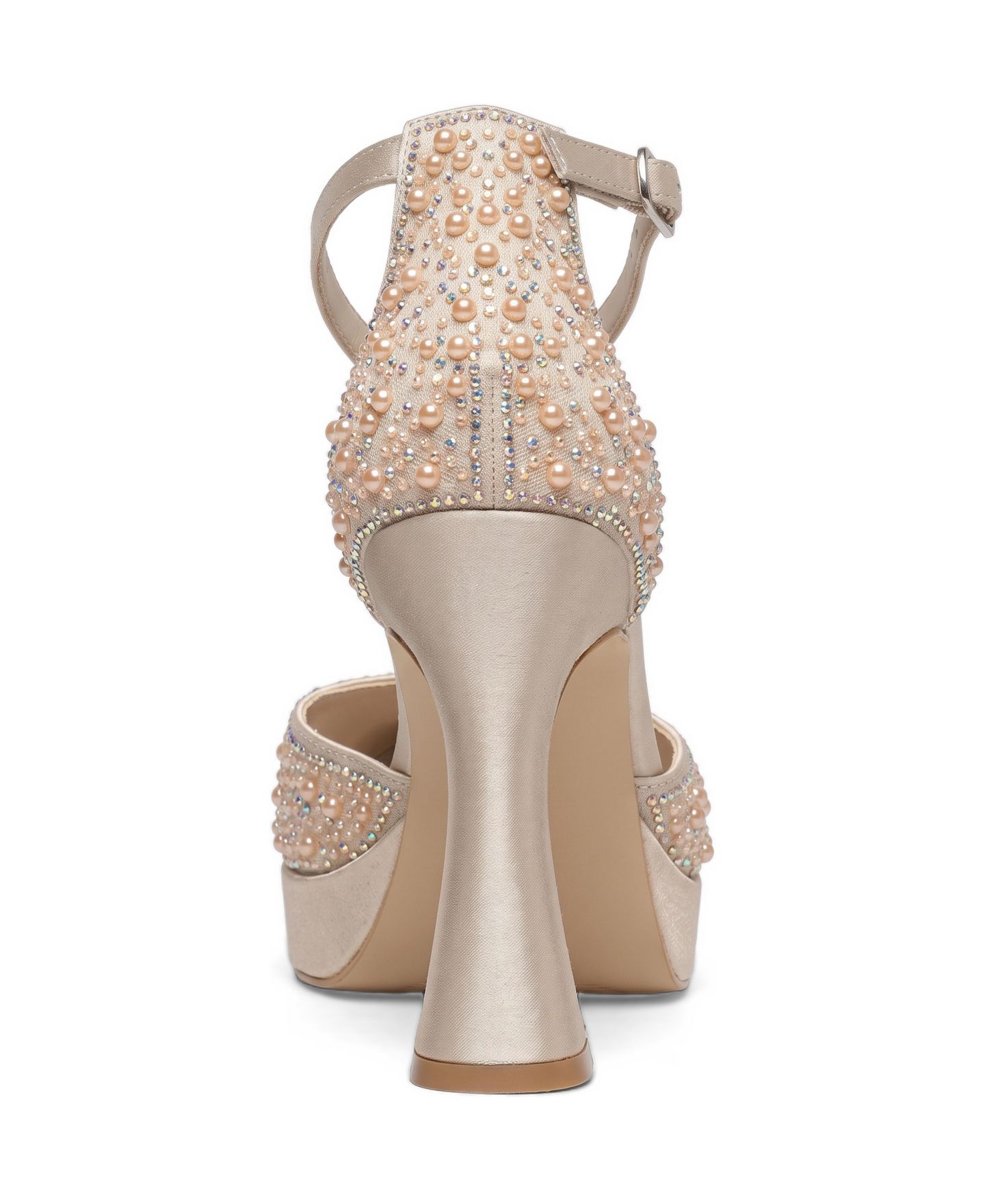 Женские туфли Forever & Always Shoes Khloe Glitter Bridal Platform High Heels, цвет: Золотой — фото 3