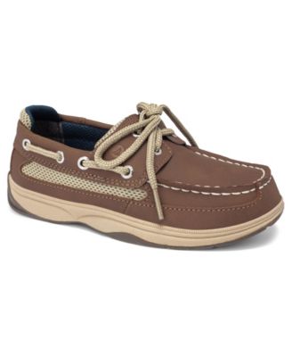Big Boys' Lanyard Lace-Up Boat Shoes
